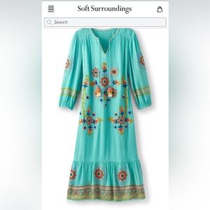 Soft surroundings xl maya dress